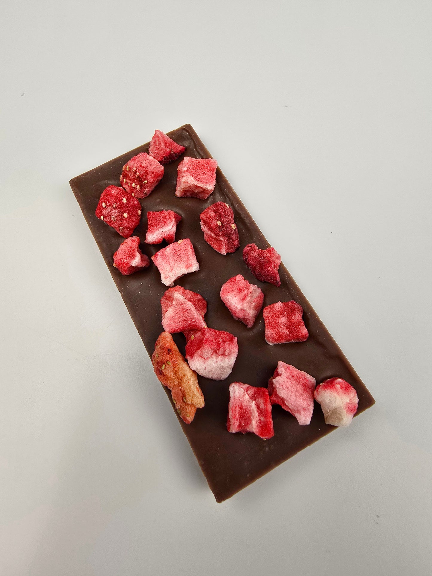 Mini-Tafel mit Erdbeeren