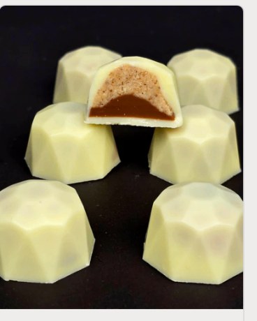 Pralinen mit Mandel Schokoladen Creme