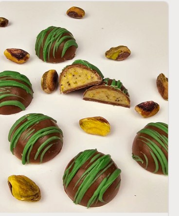 Pistazien Halbkugel Praline